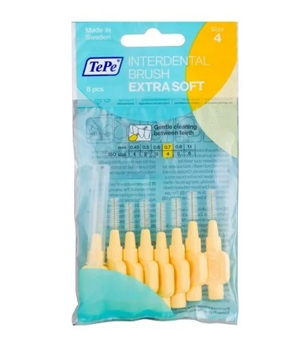 Brossettes interdentaires extra souples 0,7 mm 8 pièces