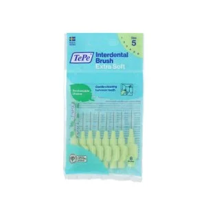 TePe Brosses interdentaires Extra Soft n° 5 vertes (0,8 mm) 8 pièces