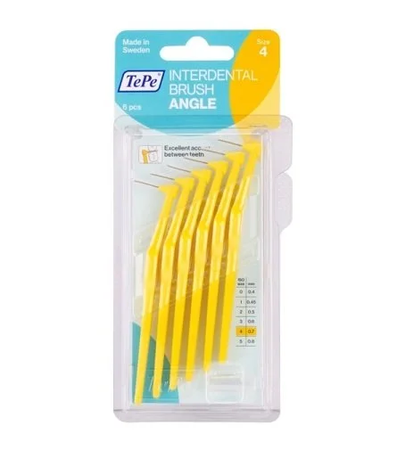 Angle brossettes interdentaires 0,7 mm 6 pièces