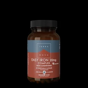 Terranova Health Easy Iron 20 mg Complexe (50 gélules) - bonne assimilation