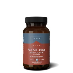 Folaat (Methylfolaat) 400 µg Complex (50 capsules) - natuurlijke vorm van foliumzuur