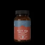 Terranova Health Folate (Méthylfolate) 400 µg Complexe (50 gélules) - forme naturelle d'acide folique
