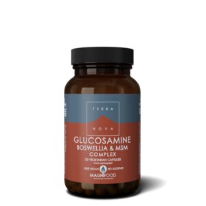 Glucosamine, Boswellia & MSM Complex (50 capsules) - ondersteunt de gezondheid van de gewrichten