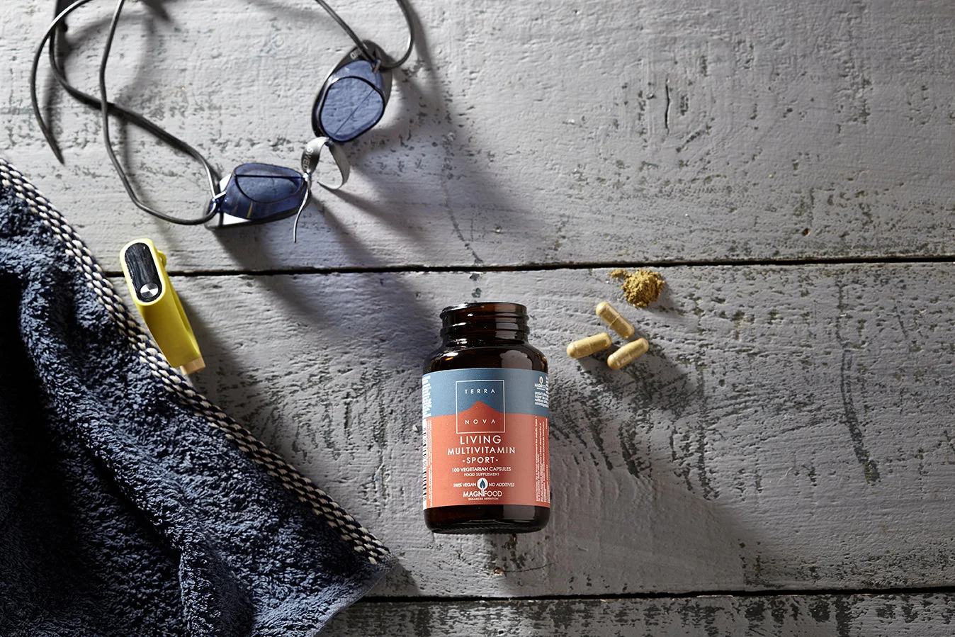 Terranova Health Living Multivitamin Sport (50 gélules) - soutient l'organisme pendant l'effort et la récupération