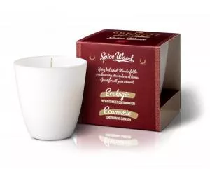 The Greatest Candle in the World Bougie parfumée en verre (130 g) - bois et épices