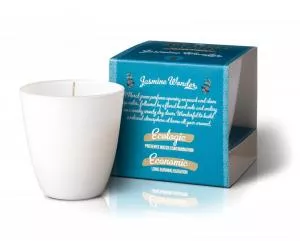 The Greatest Candle in the World Bougie parfumée en verre (130 g) - miracle du jasmin