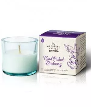 The Greatest Candle in the World Bougie parfumée en verre (75 g) - myrtilles