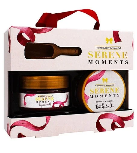 Serene Moments coffret cadeau gommage corps 135 g + sels de bain 105 g