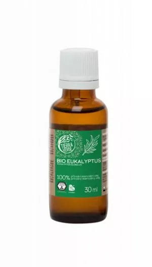 Tierra Verde Huile essentielle d'eucalyptus BIO (30 ml) - soulage les rhumes