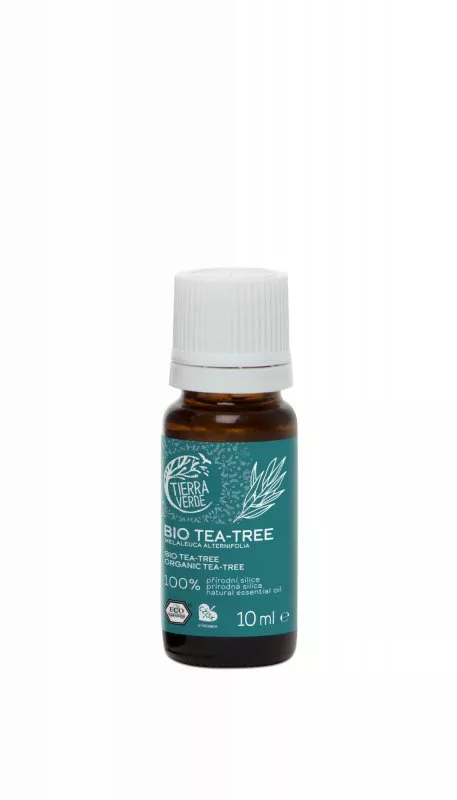Tierra Verde Huile essentielle d'arbre à thé BIO (10 ml) - aide antibactérienne