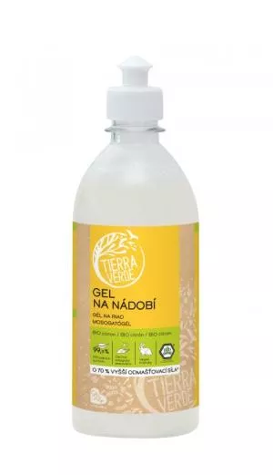 Tierra Verde Gel vaisselle à l'huile de citron biologique (500 ml)