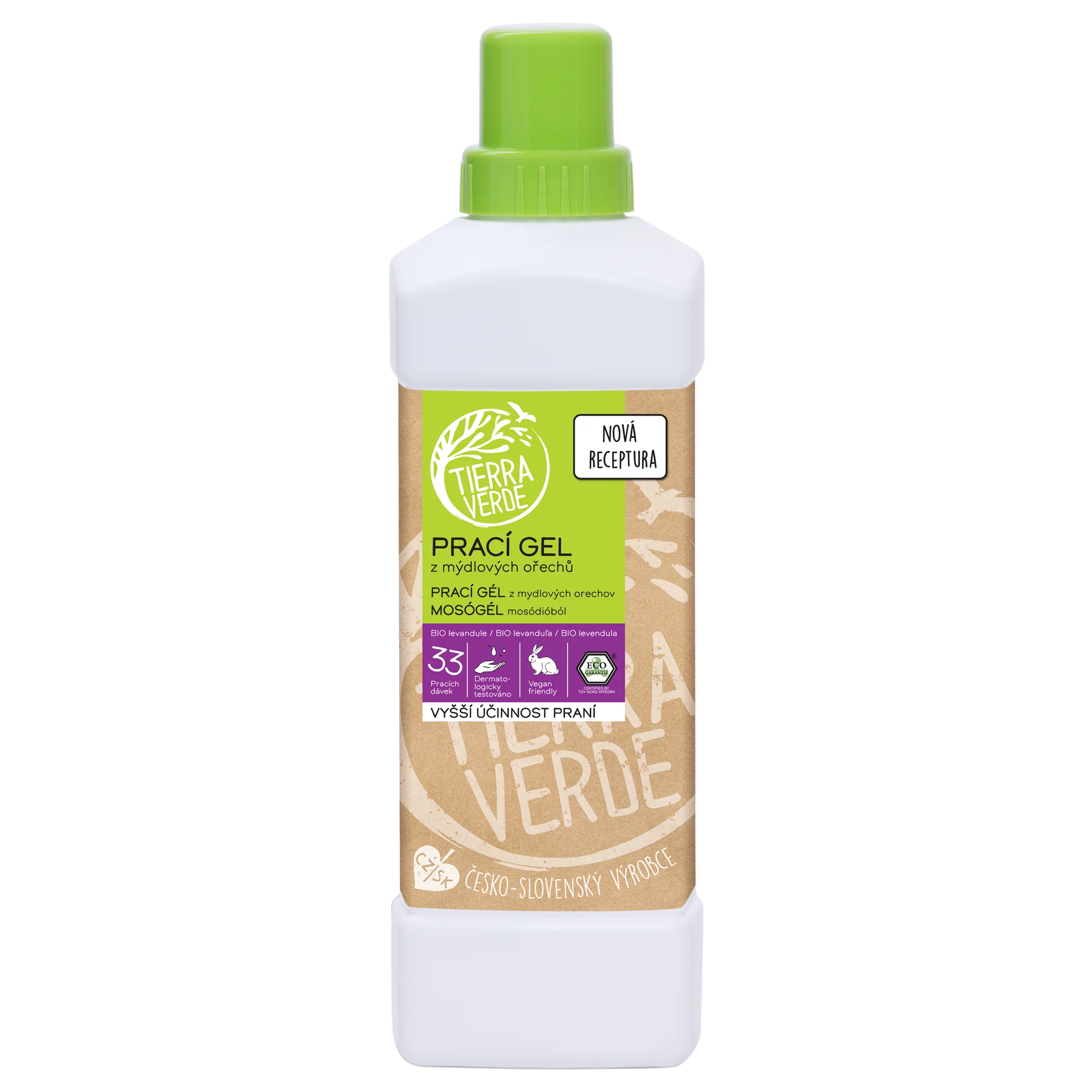 Tierra Verde Lessive liquide à la lavande BIO 2 l