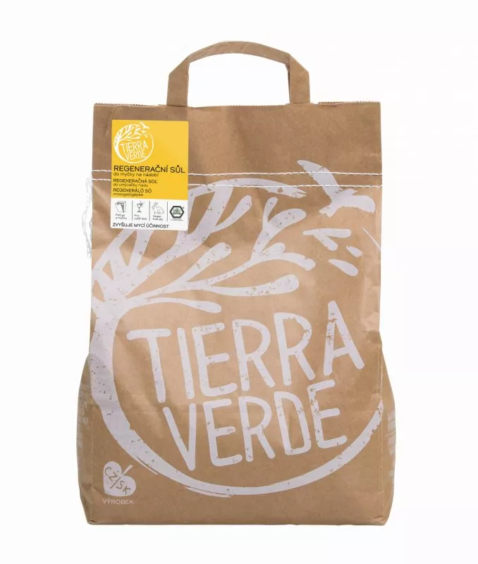 Tierra Verde Sel pour lave-vaisselle - INNOVATION (5 kg) - empêche la formation de calcaire
