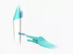 TIO Têtes de brosse à dents de rechange (medium) (2 pcs) - ice blue