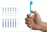 TIO Têtes de brosse à dents de rechange (medium) (2 pcs) - ice blue