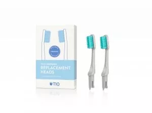 TIO Têtes de brosse à dents de rechange (ultra souples) (2 pcs) - pebble grey