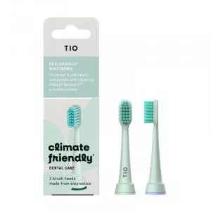 TIO SONIK Tête de remplacement pour el. Brosse à dents sonic (2 pcs) - compatible avec les modèles de brosses à dents philips sonicare®.