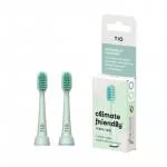 TIO SONIK Tête de remplacement pour el. Brosse à dents sonic (2 pcs) - compatible avec les modèles de brosses à dents philips sonicare®.