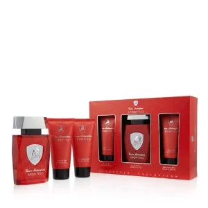Tonino Lamborghini Sportivo Eau de Toilette pour Homme 125 ml + baume après-rasage 100 ml + gel douche