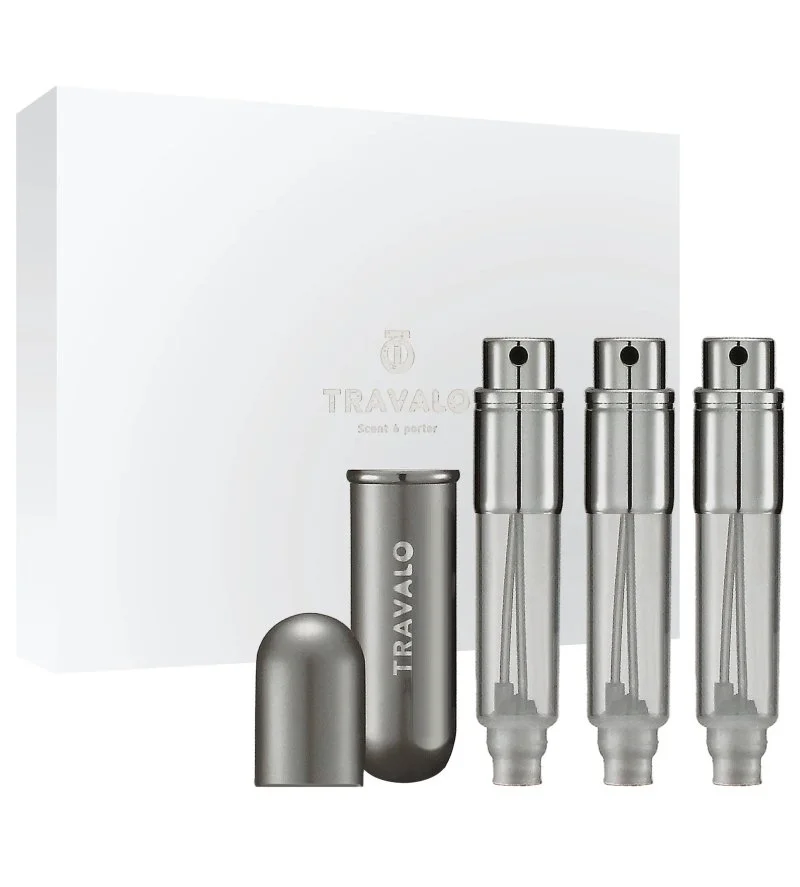 Classic vaporisateur de parfum rechargeable 3 x 5 ml Titane 3x5 ml