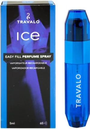 Travalo Perfume Pod Ice vaporisateur de parfum rechargeable Blue 5 ml