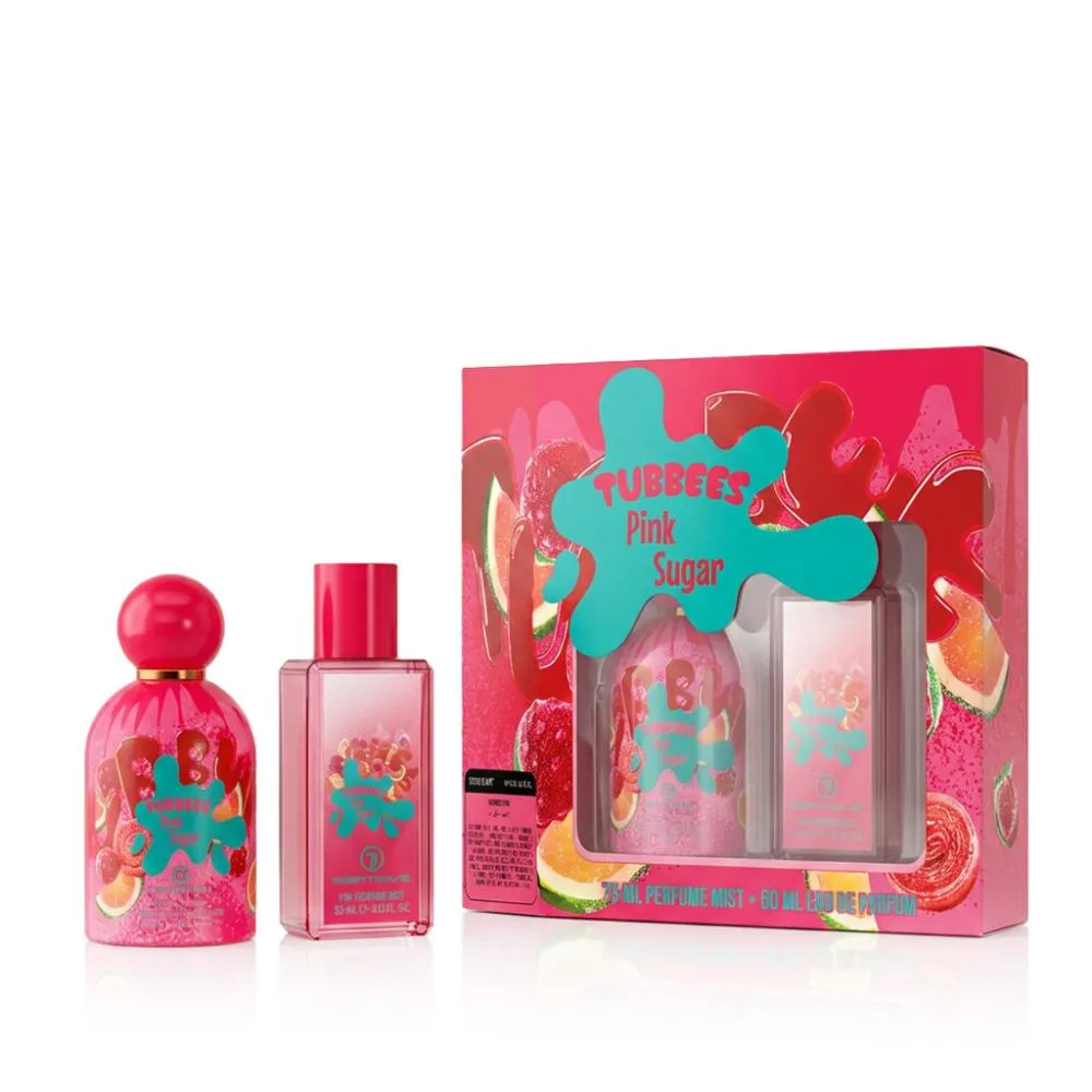 Tubbees Pink Sugar Eau de Parfum 50 ml + spray corporel unisexe 75 ml
