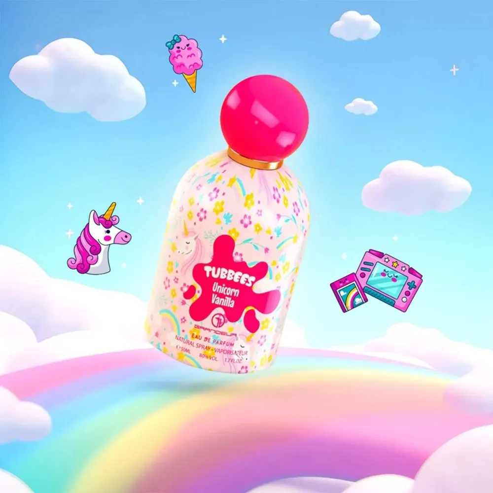 Tubbees Unicorn Vanilla Eau de Parfum pour femme 50 ml + spray corporel 75 ml