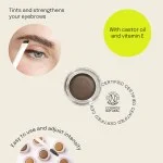 Uoga Uoga Pommade à sourcils crémeuse (2,5 ml) 797 Pebbles & Salt - Blonde - 3 teintes pour des sourcils visiblement plus fournis