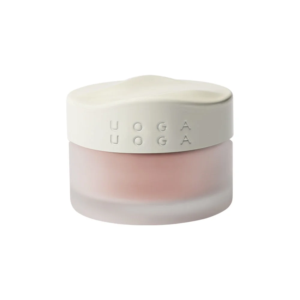 Uoga Uoga Fard à joues minéral en poudre libre à l'ambre (5 g) 6405 Coral Charm - mise en valeur naturelle des joues en 3 teintes
