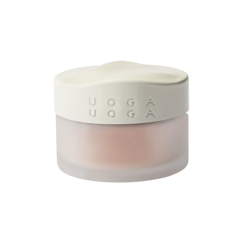 Uoga Uoga Fard à joues minéral en poudre libre à l'ambre (5 g) 6405 Coral Charm - mise en valeur naturelle des joues en 3 teintes