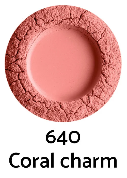 Uoga Uoga Fard à joues minéral en poudre libre à l'ambre (5 g) 6435 Peachy - rehausse naturellement les joues en 3 teintes