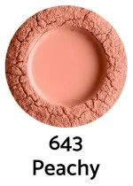 Uoga Uoga Fard à joues minéral en poudre libre à l'ambre (5 g) 6435 Peachy - rehausse naturellement les joues en 3 teintes