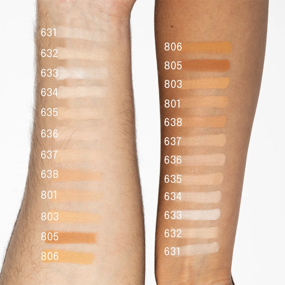 Uoga Uoga Fond de teint minéral en poudre à l'ambre (10 g) 634 Linden Honey - léger, naturel, SPF 15