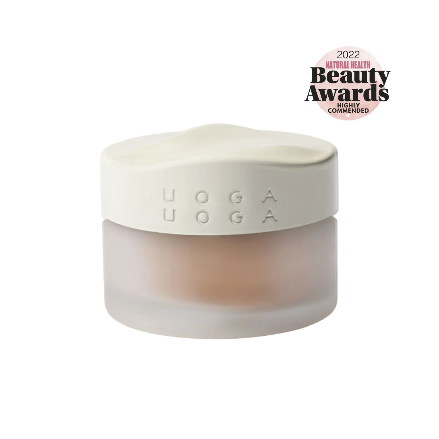 Uoga Uoga Fond de teint minéral en poudre à l'ambre (10 g) 634 Linden Honey - léger, naturel, SPF 15