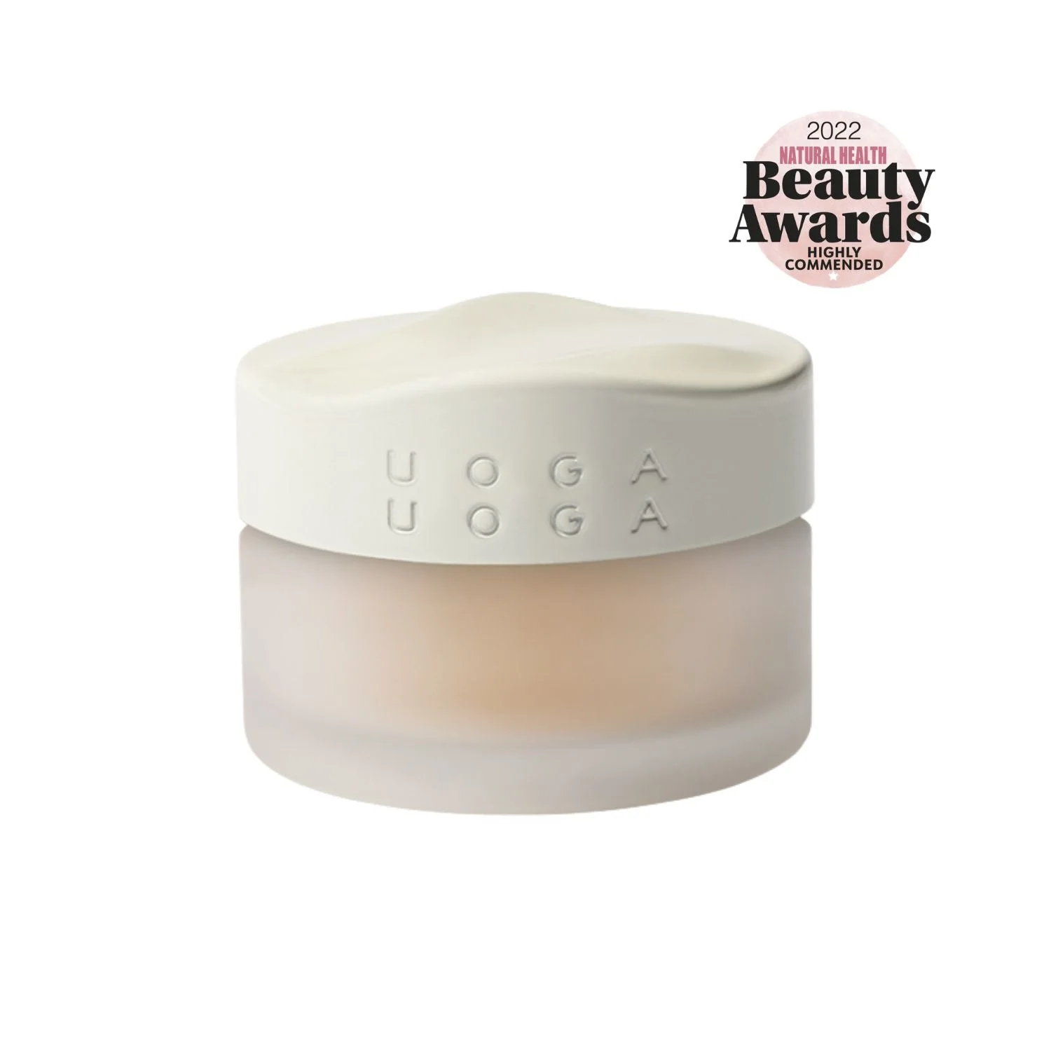 Uoga Uoga Fond de teint minéral en poudre à l'ambre (10 g) 634 Linden Honey - léger, naturel, SPF 15