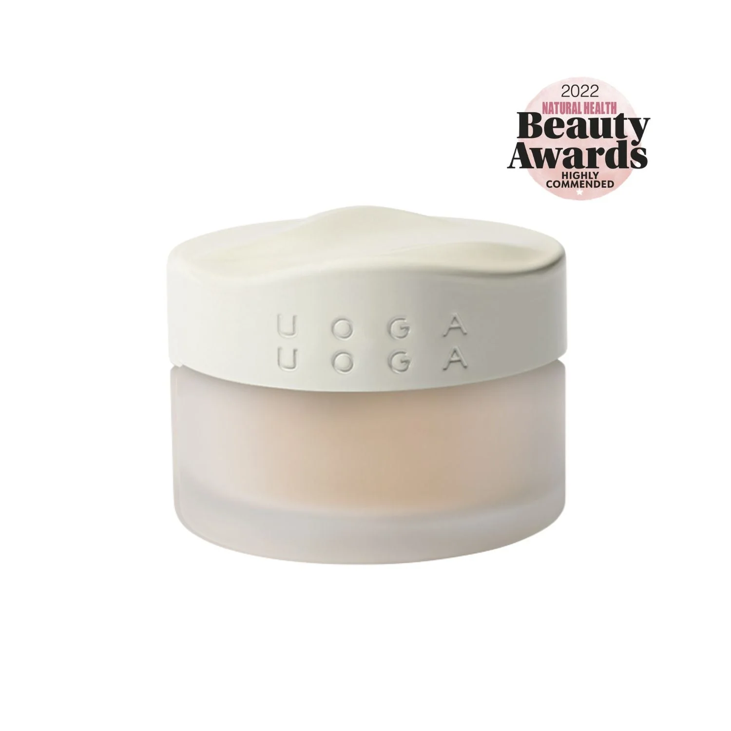 Uoga Uoga Fond de teint minéral en poudre à l'ambre (10 g) 636 Strawberry and Snow - léger, naturel, SPF 15