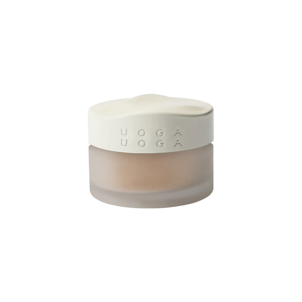 Uoga Uoga Fond de teint minéral en poudre à l'ambre (10 g) 636 Strawberry and Snow - léger, naturel, SPF 15