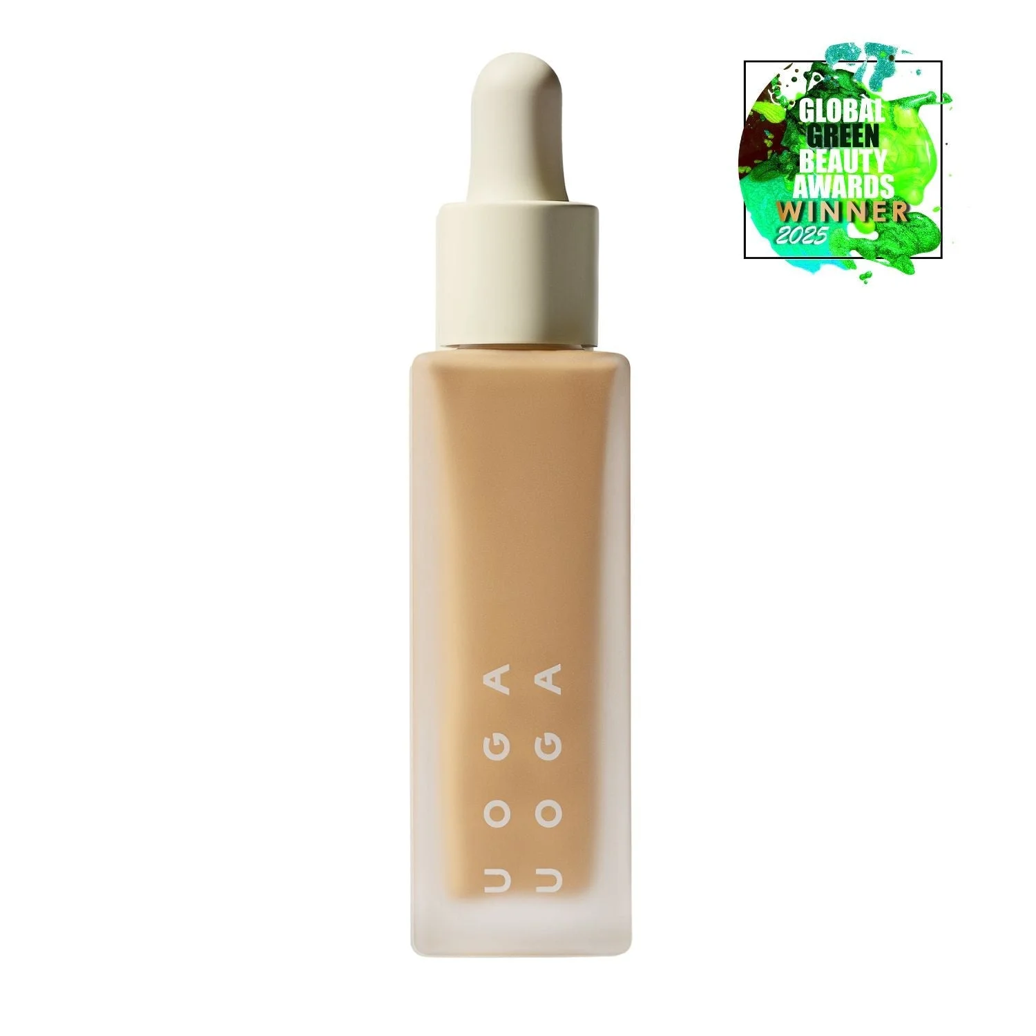 Uoga Uoga Fond de teint minéral fluide et sérum SPF 20 bio (30 ml) 681 Rising Moon - hydrate et protège la peau
