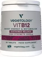 Vegetology Vegetology Vitamine B12 1000µg (Cyanocobalamine) à libération progressive 60 comprimés