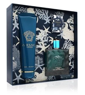 Versace Eros Coffret cadeau 100 ml + gel douche 150 ml + eau de toilette pour homme