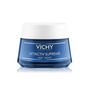 Vichy Liftactiv Supreme crème de nuit raffermissante et anti-rides à effet liftant