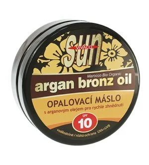 Vivaco SUN Argan Bronz Oil beurre solaire à l’huile d’argan bio SPF 10