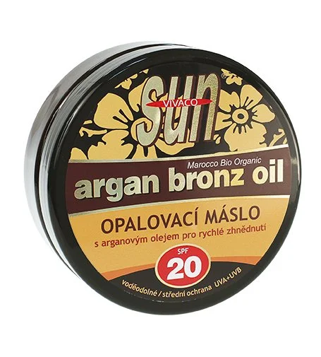 SUN Argan Bronz Oil beurre solaire à l’huile d’argan bio SPF 20 200 ml