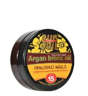 Vivaco SUN Argan Bronz Oil beurre solaire à l’huile d’argan bio SPF 15