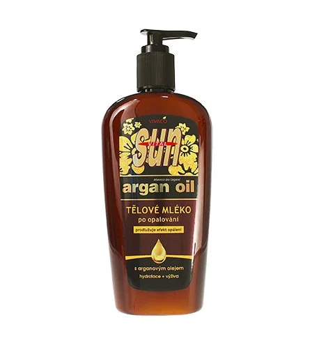 SUN Argan Oil lait après-soleil à l’huile d’argan bio 300 ml