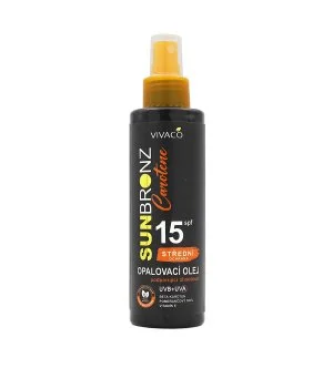 Vivaco Sun Bronz Carotene huile solaire SPF 15