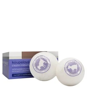VivaPharm Bombe de bain au lait de chèvre 2 x 75 g