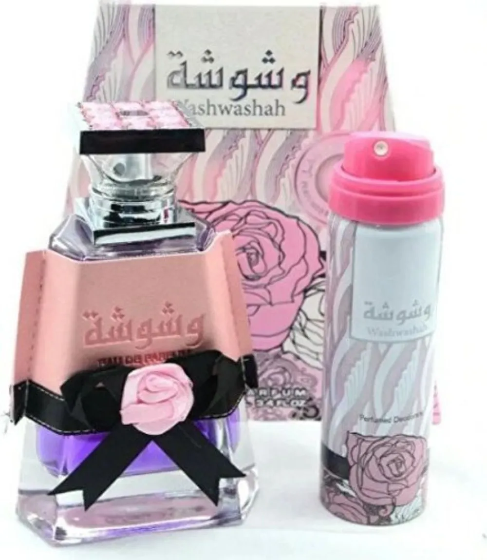 Washwashah Eau de Parfum voor dames 100 ml + deodorantspray 75 ml