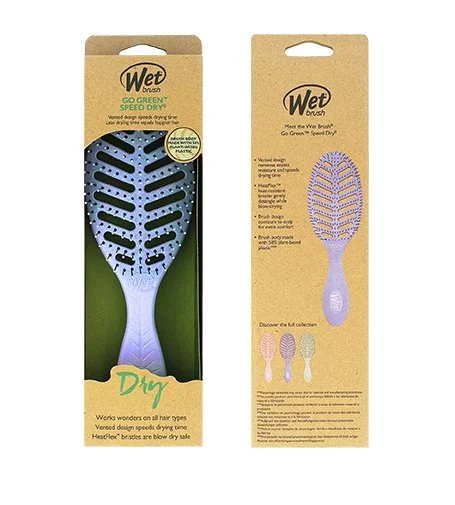 Go Green Speed Dry brosse à cheveux violette