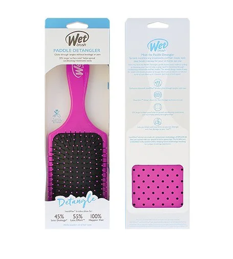 Paddle Detangler brosse à cheveux Rose